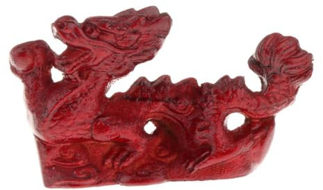 Qianly Chinesische Drachenfigur Aus Holz, Fengshui Deko für Frühlingsfest, Tischskulptur für Regal, Stil c