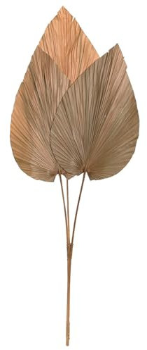 Rama Palmera Hoja Triple Decorativa Natur 33X90CM