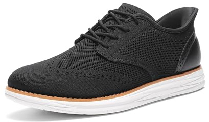 Bruno Marc Men's Lace Up Shoes,Size 7,Black,BMUMOX2415