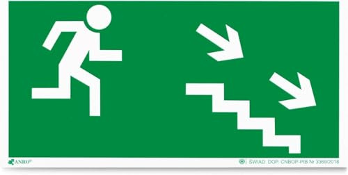 PRINTIMA Photolumineszierendes PVC Feuerlöscher Schild 10x10 cm Rettungsschild Brandschutz Notfallsituationen nachleuchtend UV-beständig langlebig sichtbar Innenbereich Montage