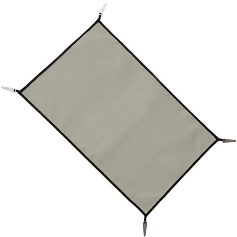 mioosho Fireproofs Camping Mats Outdoor Pad Light weight Heat Mats for Safe Cooking and Ground Protecting