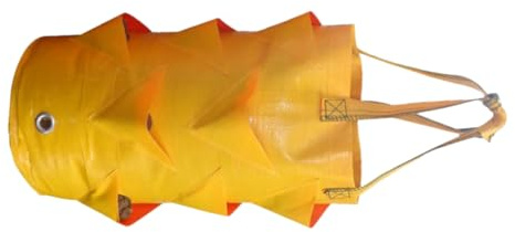 FONDOTIN Bolsa Colgante para Fresas De Bolsa para De Plantas Contenedor para Plantas Jardinera Colgante para Jardinería Plantación De Flores Multiusos Tienda Amarilla