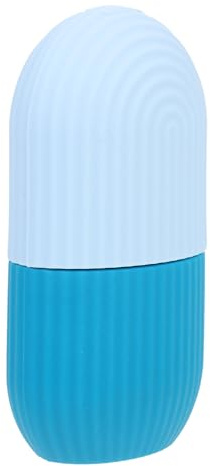 ULTECHNOVO de Hielo Facial de Silicona Azul Claro Molde para Masaje y Cuidado Piel Soporte para Hielo Facial para Rostro y Ojos Efecto Refrescante para Reducir Hinchazón y Minimizar