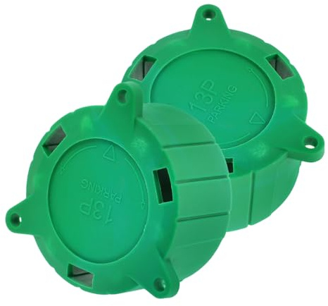 TOVINANNA 2Pcs 13 Pin Trailer Plug Cap Cover Green Trailer Connector Electrical Protector for Car and Truck for Travel and Parking
