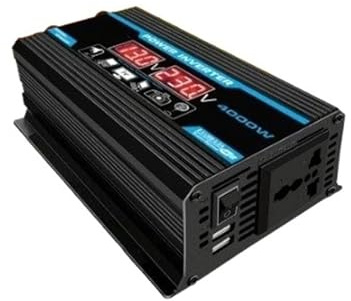 Inverter Potenza Convertitore Potenza Auto 4000W 12V 220V/110V Display LED Adattatore Caricabatterie Protezione Multipla Trasformatore Tensione Dual USB Convertitore