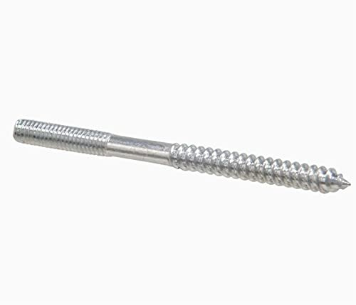 The Hillman Group 491361 Hanger Bolt, 3/8-16 X 3-Inch, 2-Pack