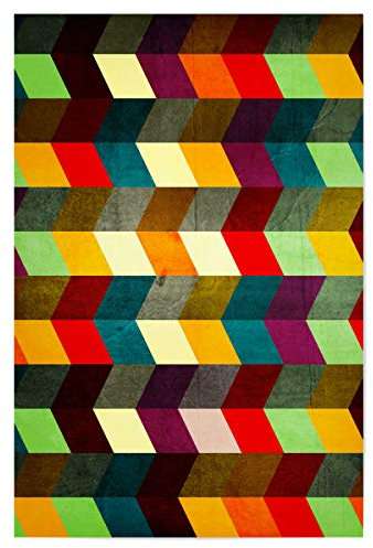 artboxONE Poster 150x100 cm Geometrie Bauhaus No. 4 hochwertiger Design Kunstdruck - Bild Bauhaus Geometrie Muster