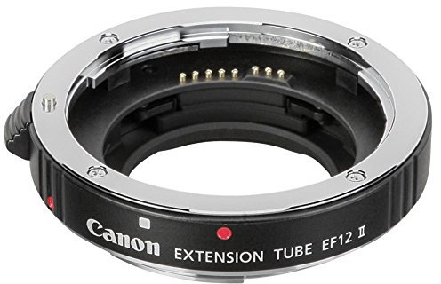 Canon EF 12 II - Tubo de extensión para objetivos Canon EF, negro