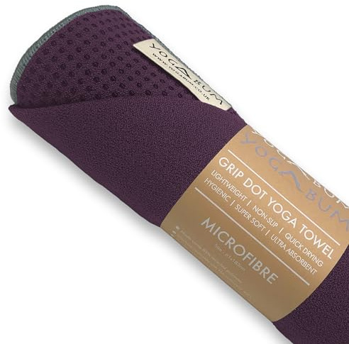 Yogabum Grip Dot Yogamatte Handtücher | rutschfest | Eco Yoga Handtuch