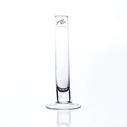 Sandra Rich 6er Set Reagenzgläser Glasvasen SOLIFLEUR mit Fuss H. 20cm D. 3cm