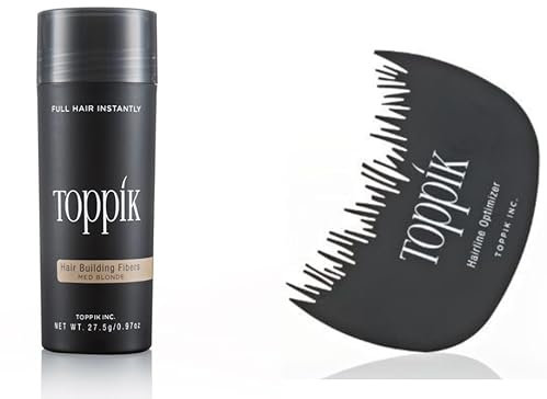 TOPPIK 27,5 gr. Mittelblond Haarverdichter + TOPPIK Hairline Optimizer - Sparangebot!