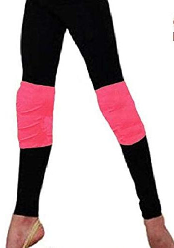Par de rodilleras Pastorelli para gimnasia rítmica (Fluo Pink, M (para 12-15 años))