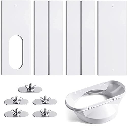 Guarnizioni Per Finestre, Finestra Scorrevole Mobile Aria Condizionata Kit Di Guarnizioni In PVC Per Condizionatori D'aria Portatili Con Tubo Di Diametro Aria Condizionata CA Da 15 Cm (Tubo da 13 cm)