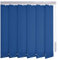 Sonnenschutz-HH® - Lamellenvorhang blau - Breite 250 cm x 200 cm Höhe - Office Verdunkelungslamellen für Bildschirmarbeitsplätze Lamellenbreite 127mm Vertikaljalousie Vertikalanlage