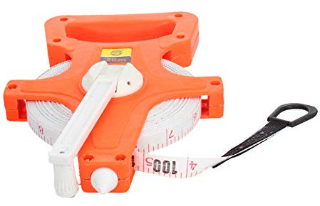 Utoolmart - Mulinello aperto a nastro in acciaio inox per metro a rullo in fibra di vetro, lama retrattile per falegnameria, edilizia, officina, progetti artigianali, UT191108C-0100, 30M ABS