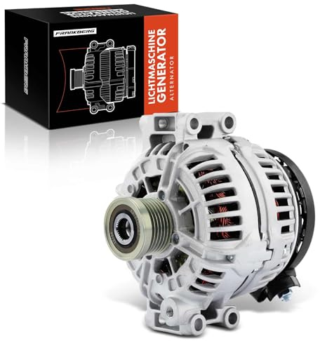 Frankberg Lichtmaschine Generator Kompatibel mit 3er E46 316 318 1.6L-2.0L 2001-2005 5er E60 520 523 525 530 2.0L-3.0L 2004-2010 5er Touring E61 525 2.5L 2004-2010 Replace# 12317543083