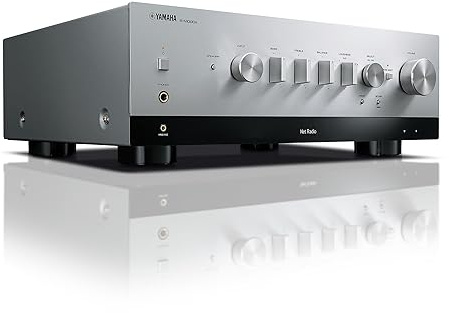 Yamaha R-N1000A Network Receiver with Phono, HDMI and Built-in DAC, Silver