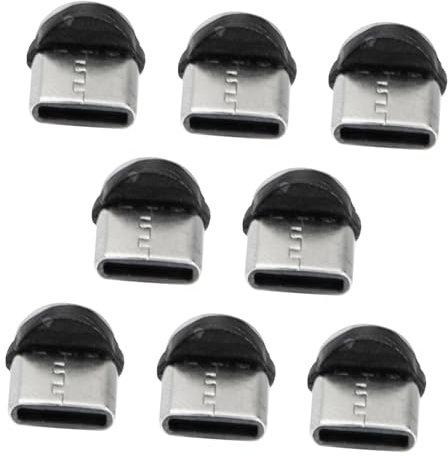 COLLBATH 8st Typc Magnetkopf Magnetischer Ladeadapter Drahtloses Ladegerät Magnetisches Ladegerät Drehbare Magnetische Telefonadapterspitze Aufladen Rotieren PVC Verbinder Verdreifachen