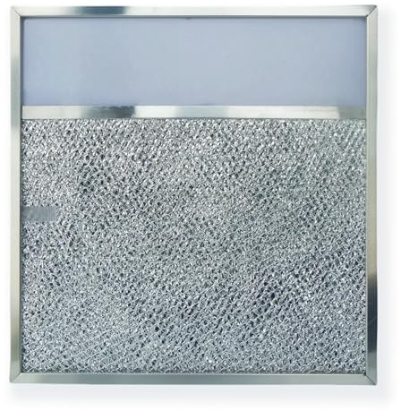 YUEERIO BP57 Stove Hood Vent Filter with Light Lens,Kitchen Exhaust Grease Filter, Grease Air Filter 11 3/8 x 11 3/4 (1-Pack) for Broan-NuTone fit 43000 Series Range Hood