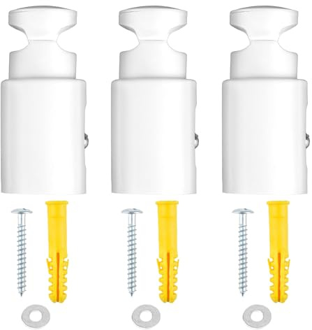 3 Badheizkörper Halterung, Heizkörper Halterung, Befestigung Badheizkörper, Universal Handtuchhalter Halterungen, Geeignet für Gerade und Gebogene Heizkörper, Inklusive Montagezubehör, Einstellbar