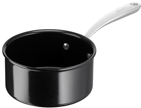 Lagostina Desideria, Casseruola Manico Lungo 16 Cm, Rivestimento in Ceramica Antiaderente, Progettata per Durare,Adatta all'Induzione, 010275031116