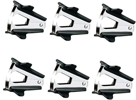 HOODANCOS Handgehaltener Klammerentferner Nagelzieher Klammerentferner-werkzeug Tragbares 6-teiliges Mini-klammerentferner-set Mit Kunststoffabdeckung