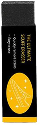 Gomme de nettoyage pour chaussures de sport en daim noir mat