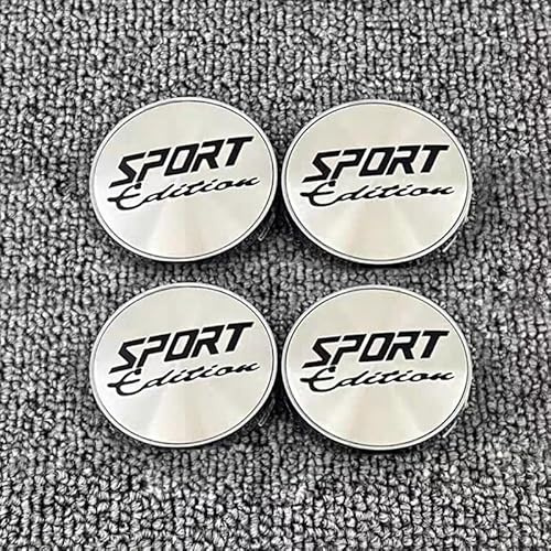 KNHCX Set of 4 Car Wheel Hub Covers for Jeep compass 2011-2021,ABS Hub Center Cover Car Hub Centre Caps Tires Rims Retrofit Wear Resistant Anti Rust Car Styling Accessories,A-OD 65mm-ID 60mm