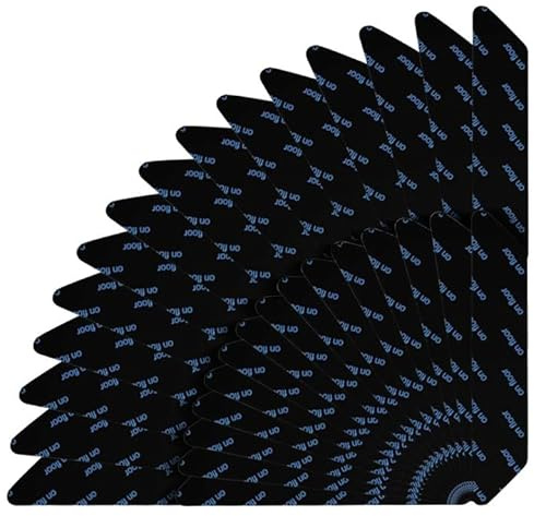Dalephoric 30 Stück Antirutschmatte für Teppich, Teppich Antirutschunterlage, Teppichgreifer Antirutschmatte, Waschbarer und Wiederverwendbarer, Teppichstopper für Hartholzböden, Fliesen, Schwarze