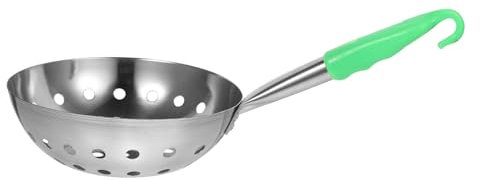 MAGICLULU Schaumlöffel Aus Edelstahl Mit Sieb Für Küche Leicht Und Praktisch Zu Verwenden Portionskontrolle Bei Heißen Speisen Und Flüssigkeiten Küchenhelfer Aus Edelstahl