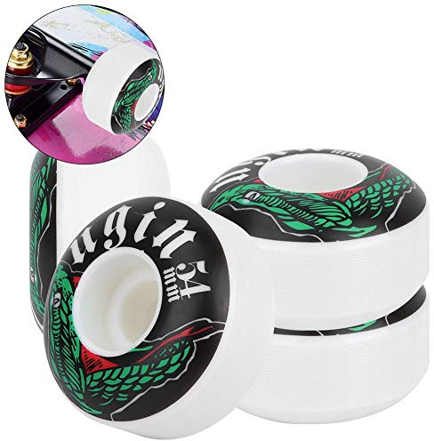 Wheels, Longboard Wheels Skate 70% Resilience 4pcs 54x32mm PU Road Skate Long Board 100A for Veteran Skater