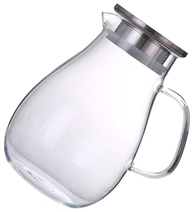 GALPADA Vetro da Kettle per Bevande con Capacità per Tè Cucina e Ufficio Design e Robusto