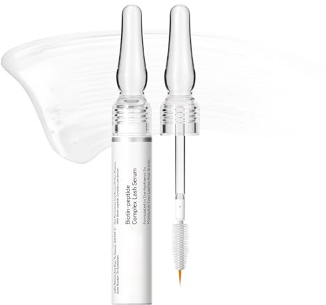 Siero Rinforzante Infoltimento Lash Serum, 3ML Siero per Ciglia e Sopracciglia, Nutriente e Rivitalizzante per Crescita, Protegge e Rinforza le per un Aspetto più Pieno e Folto, Naturalmente