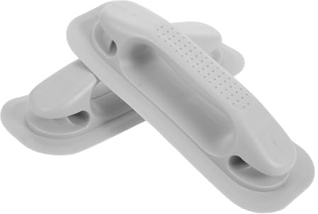 Hemobllo 2 Stück PVC Kajak Griff mit Löchern Reißfest Ergonomisch Geformt Stabiles Seitenmontage Handle für Schlauchboote für Angler und Wassersport Verbesserte Kontrolle und Balance