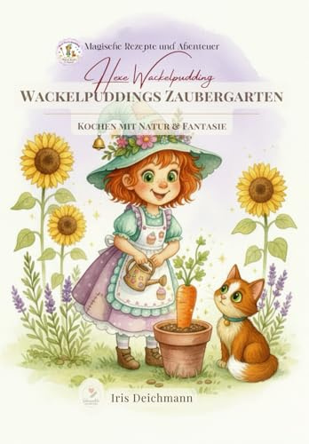 Wackelpuddings Zaubergarten, Kinderkochbuch, Kochbuch für Kinder, Kochen mit Kindern, Kochen lernen für Vorschulkinder: Kochen mit Natur & Fantasie, ... & Zaubertricks mit Hexe Wackelpudding)