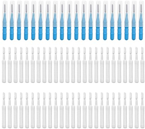 Multi-Size Shower Head Cleaning Tool Kit, 2 Styles Shower Head Cleaner Brush Unclogging Picks for Bathroom Tiny Nozzle Openings & Small Hole Gaps