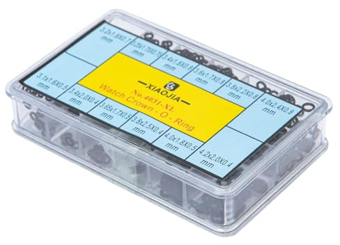 Generico Kit Assortiment - Ensemble de Joints Mini Montre | Joint Arrière | Montre, Outils De Réparation De Montre, Ensemble De Rondelles D'étanchéité Pour La Réparation De