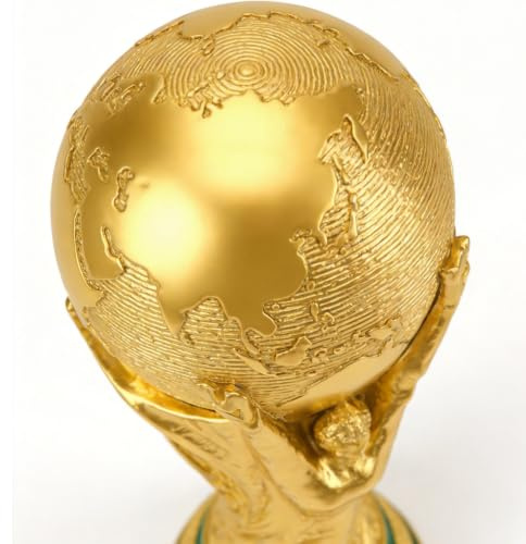 KEERSONG Replica del Trofeo della Coppa del Mondo di Calcio, Trofeo dei Campioni,36cm