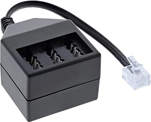 InLine 69942A TAE Adapterkabel, RJ11 (6P4C) Stecker auf TAE NFN Buchse