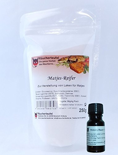 Räucherteufel Aalrauchmatjes-Gewürz / Reifer 250g, norddeutsche Matjes-Spezialität, sehr aromatisch und lecker!