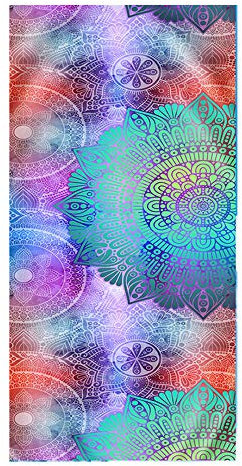 Stillshine. Große Strandtücher Badetuch Trocknend Wasseraufnahme Extra Microfiber XL XXL,Traumfänger Mandala Böhmen Motiv Handtuch Kinder Mädchen Damen Yoga Surfer Kuscheldecke (150x200cm,Rosa)