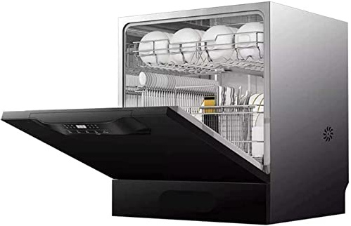 Household Intelligent Embedded High-Temperature Dishwashing Two-in-One Dishwasher 8 Sets of Small Embedded Dishwashers