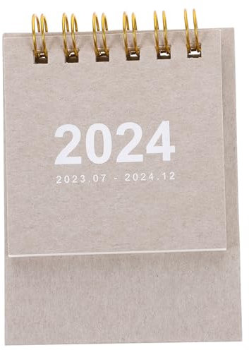 HAPINARY Mini Tischkalender Stehend Kompakter Monatskalender Klar Strukturiert Stabil Praktisch Für Büro Und Zuhause Desktop Dekoration