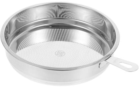 PRETYZOOM Accessori coppa filtro olio infusore per il tè Filtro portaolio ricevitore colino d'oliva da tè a rete per la pentola ' da cucina Acciaio inossidabile