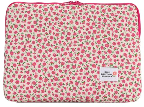 Starnearby Custodia per Laptop, Custodia Protettiva per Laptop con Stampa Floreale, Compatibile con 11/13/14/15/16 Pollici, Ideale per Uso Quotidiano, Viaggi, Lavoro e Studio