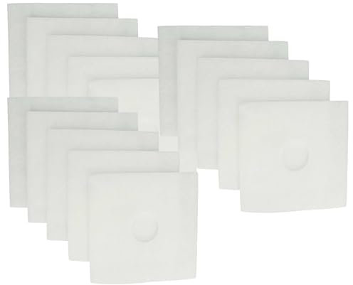 vhbw 15x Luftfilter kompatibel mit Helios ELS-sys GBVEO60, ELS-sys GVEO100, ELS-sys GBVEZO60, ELS-sys GBVEZO100 Lüfter, Ventilator, Lüftungsgerät