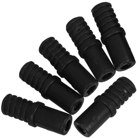 IWOWHERO Adjustable Threaded End Connectors for Mop Broom Handles Compatible with Straight Rod Telescopic Poles American Thread Design Cleaning Tool Linkage Parts