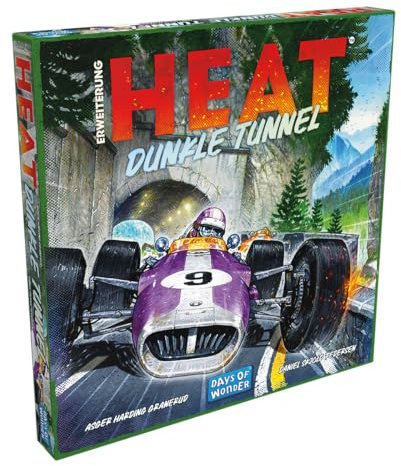 Days of Wonder, Heat – Dunkle Tunnel, Erweiterung, Kennerspiel, Rennspiel, 1-7 Spieler, ab 10+ Jahren, 60 Minuten, Deutsch