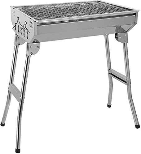 Barbecue à gaz d'extérieur pliable en acier inoxydable pour camping, randonnée, pique-nique, accessoire de cuisson