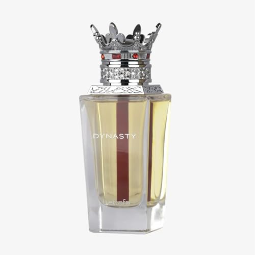 Lattafa Dynasty – Fräsch, kryddig, träig, aromatisk – Eau de Toilette Spray långvarig doft för Unisex, 100 ml